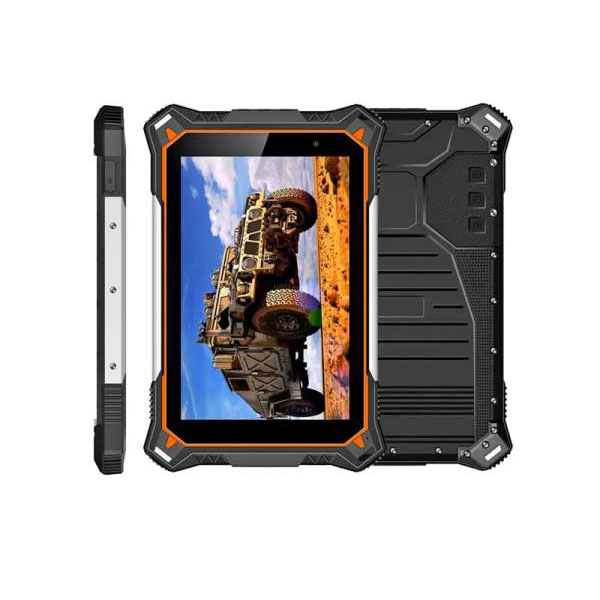 QR828H  8寸安卓八核8G+256G三防平板电脑全网通IP68防摔防水加固Pad手持工业车载平板北斗GPS定位仪